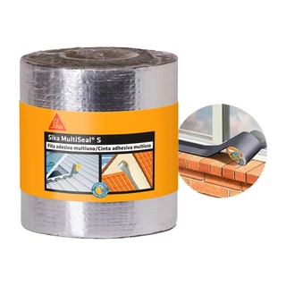Fita Adesiva Asfáltica Aluminizada Multiuso Sika 10cm X 10m