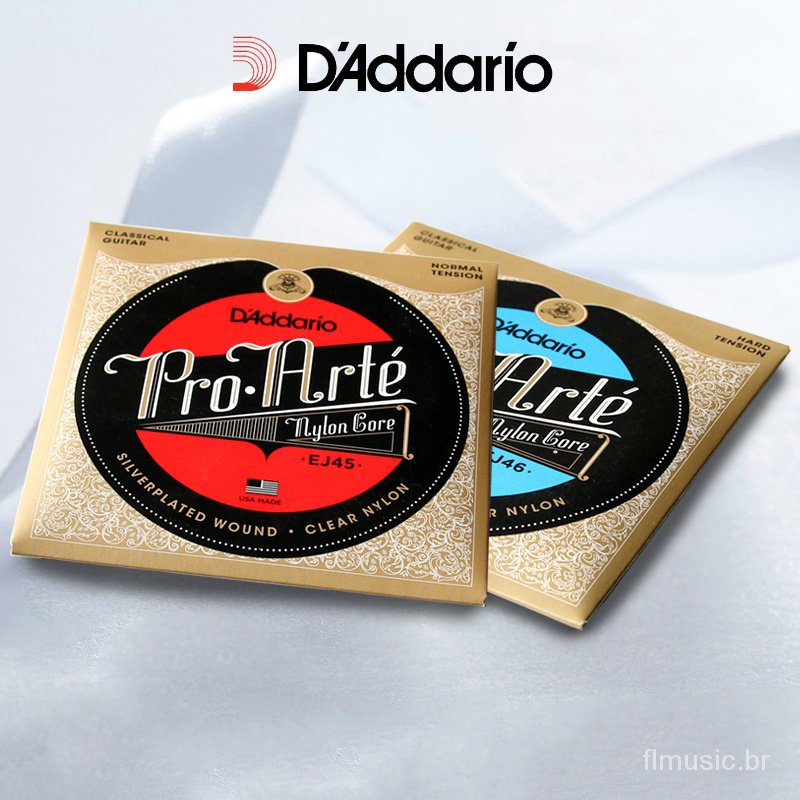 D' Addario, violação de cordas de nylon, violação de nylon, corda de nylon para guitarra