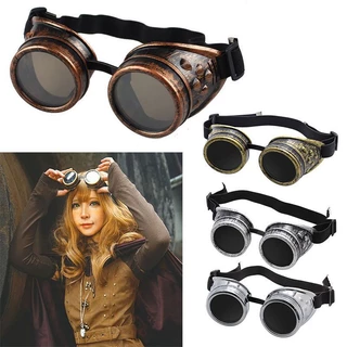 Óculos De Proteção Para Motocicletas Retro Heavy Metal Steampunk Gothic Style Decorações Cosplay Halloween