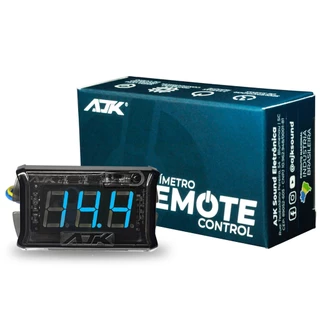 Voltímetro Remote Control 5V A 20 Dv 3 Saídas Display Azul Proteção Lo E Hi 16v-5mA
