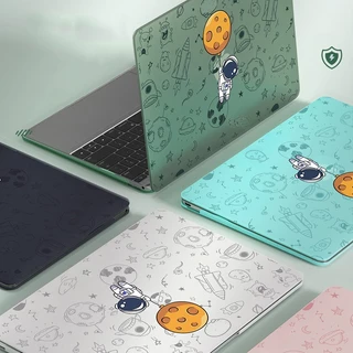 Impressão De Astronauta Capa Dura Fosca Para MacBook Air Pro 13 Polegadas 14 15 16 2023 2022 M2 2021 M1 2020 Protetora Notebook