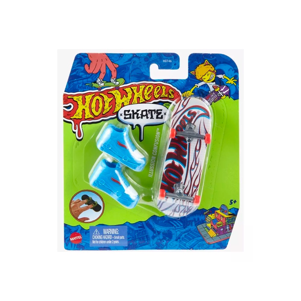 Skate Dedo Hotwheels Pack 4 Fingerboards & Shoes - Hgt84