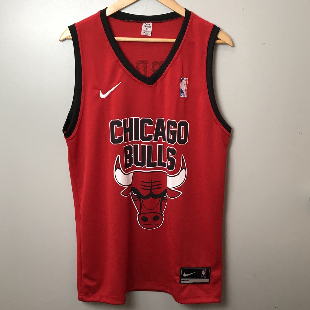 Camisa Regata de Basquete Bulls Vermelha- DryFit/Poliester Qualidade ...