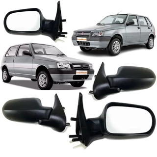 Par De Retrovisor Uno Fire 2001 Até 2013 - 2 ou 4 Portas S/c