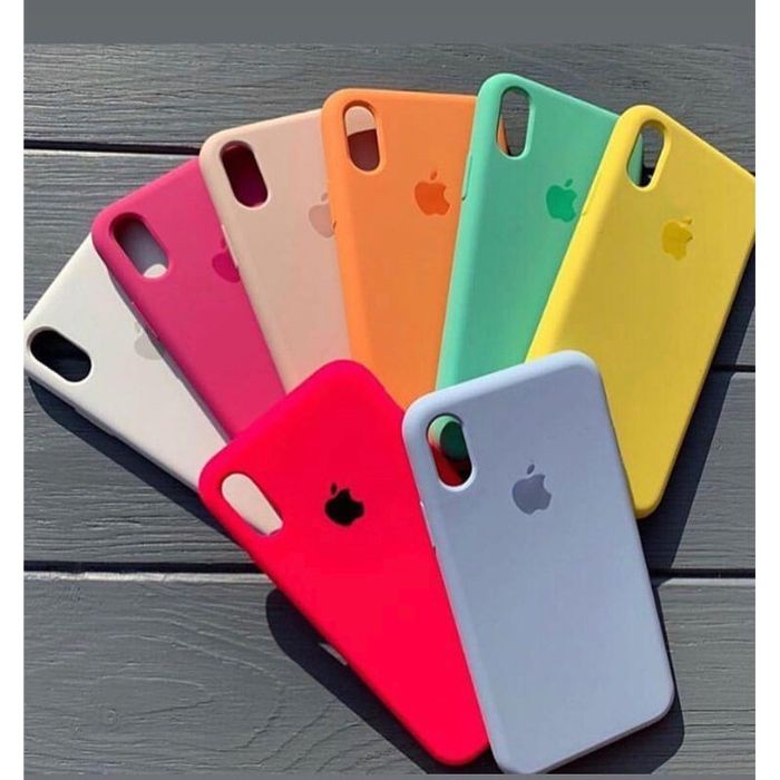 Capa Capinha Case Silicone Aveludada Para iPhone XR Linha de Capas