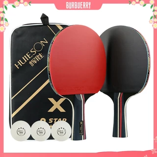 Br + 2Pcs Tênis De Mesa Profissional Para Iniciantes Conjunto De Raquete De Madeira Principiantes Morcego Ping Pong Esportivo