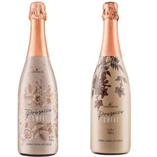 Kit 2 und Espumante Prosecco Demi-Sec Rose Sweet 750 ml