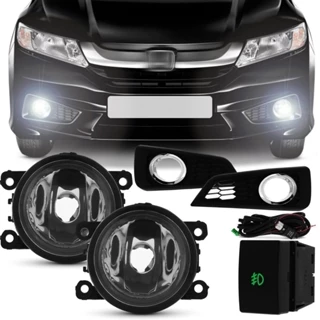 Kit Farol Neblina Milha Honda City 2014 2015 2016