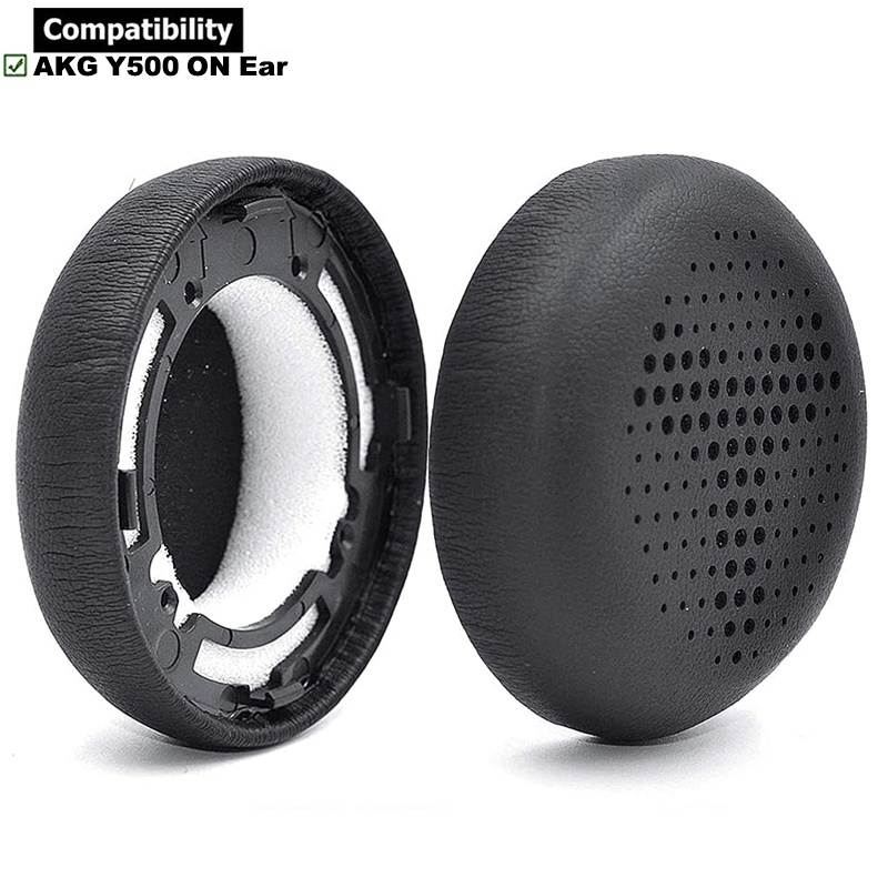 1 Par De Earpads De Para AKG Y500 Em Almofadas De Fone De Ouvido Esponja