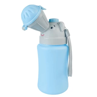 Mictório Infantil Portátil Azul SOS Anatômico Tampa Higiênica Válvula AntivazamentoSistema Antiodor
