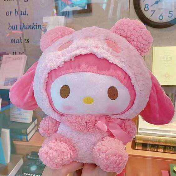 Lovely Sanrio Kulomi Melody Yugui Dog plush Dog hello kitty pillow ...