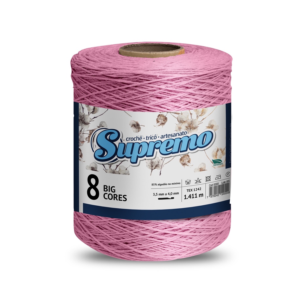 supremo　　　7 1/8 Barbante Supremo 1,8 KG BIG CONE Número 8 - Escolha Cor | Shopee