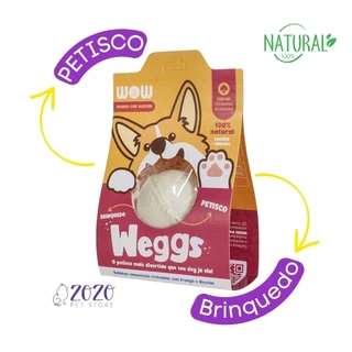 Petisco Natural Para Cães Weggs Sabor Frango com Alecrim WOW Pet Food – 1 Unidade