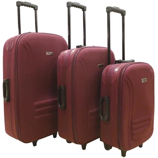 Conjunto malas de viagem Lucerna 3 Peças Swiss Move Vinho