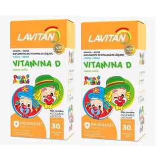 Kit com 2 - Lavitan Patati Patatá Vitamina D Rico em Vitaminas Sabor Limão C/30ml Cimed em Oferta na Shopee