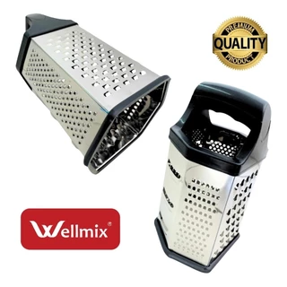 Ralador De Legumes Frutas Nozes Queijo 6 Faces Em Metal 21cm