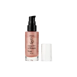 Pink Cheeks Glow FPS 70 FPUVA 55 Rose Gold Protetor Solar Facial com Iluminador 30ml em Oferta na Shopee