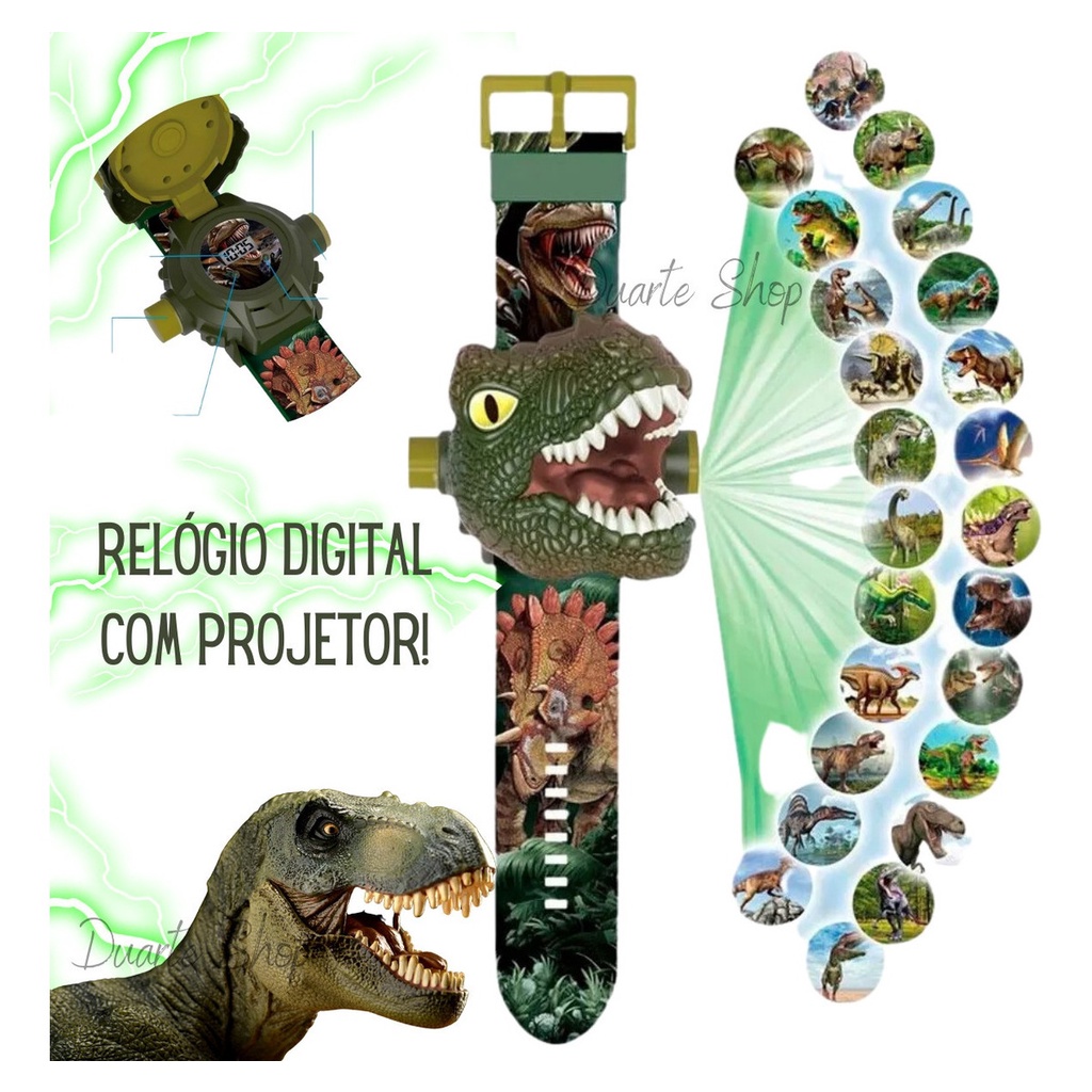 Kit Jogo Infantil Quebra Cabeça Dinossauro Rex+Jacaré Boca De