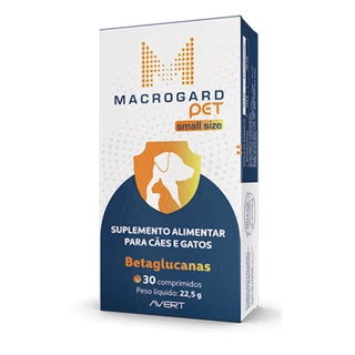 MACROGARD PET SMALL SIZE 30 COMPRIMIDOS BETAGLUCANAS 22,5G