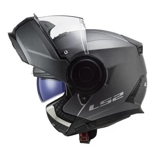 Capacete Ls2 Robocop Scope Ff902 Monocolor Titanium Fosco