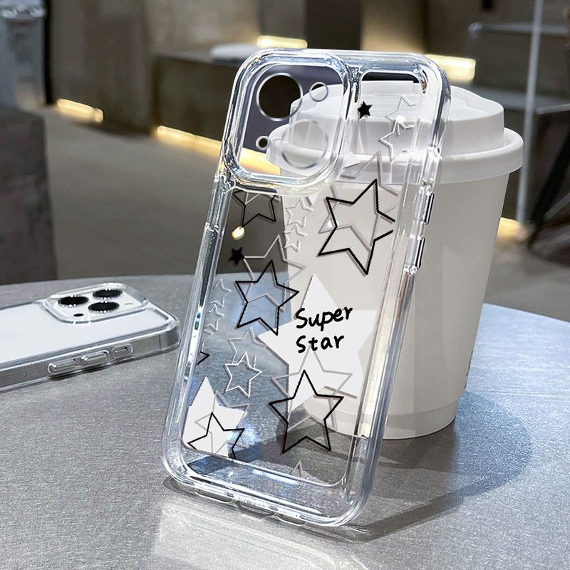 Capa Para iPhone 11 12 13 14 Pro XS XR X 7 8 Plus SE 2020 2022 Super Star À Prova De Choque