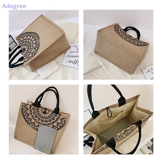 Adegree Bolsas De Lona Para Mulheres Sacos De Praia Tote Fashion Compras Reutilizáveis Novo