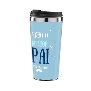 Copo Térmico Dia Dos Pais Eleito Melhor Pai 450 ml Inox