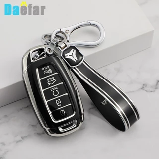 Hyundai Creta I20 I30 IX35 IX25 Elantra Grandeur Accent Solaris Sonata Palisade Kona Capa Da Caixa Chave Do Carro Shell Fob 3 4 5 Botões