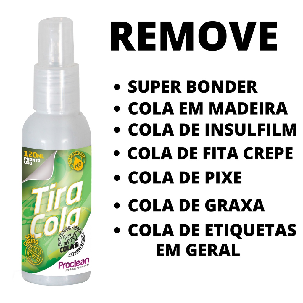 Tira Cola Removedor Super Bonder Madeira Insufilm Fita Crepe Pixe Graxa ...