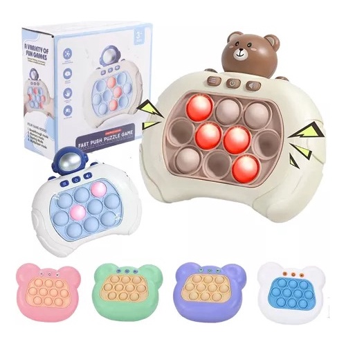 12 Estilos Fidget Brinquedos Push Bubble Whac-A-Mole Jogos de Treinamento  Máquina Adulto Crianças Adhd Ansiedade Aliviar Brinquedos Reliver Autism Toy