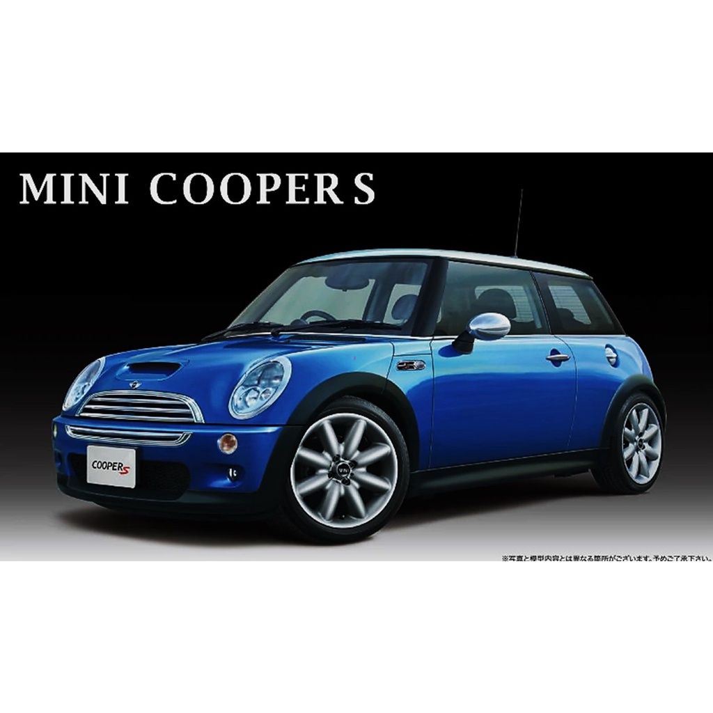 MINI COOPER S R53 1/24 FUJIMI KIT PLASTIMODELISMO PARA MONTAR | Shopee ...