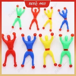 Boneca Homem Aranha Jell-O Gruda Balança Parede Party Gift