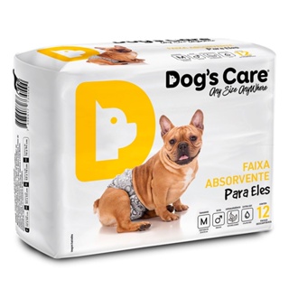 Fralda Higiênica M Para Macho Dog´s Care C/12 Unidades
