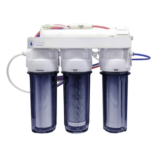 Filtro Osmose Reversa 100gpd 4 Estágios 380l/dia Todo Transparente