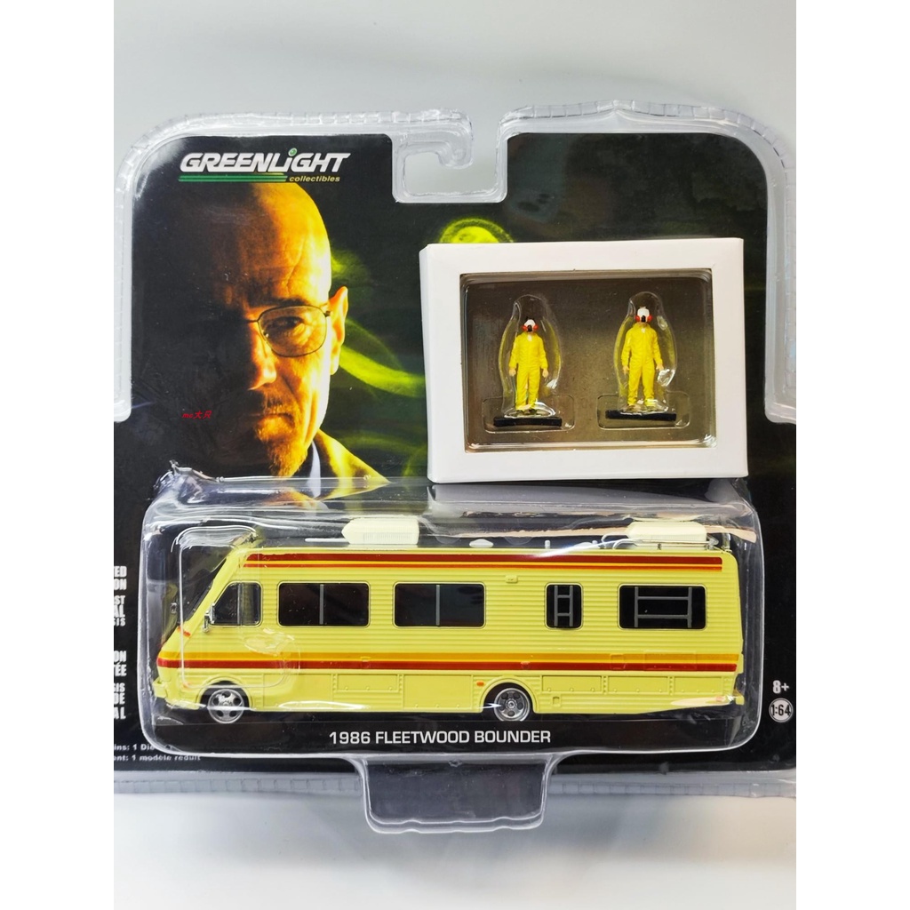 Estoque Pronto GreenLight 1 : 64 1986 FLEETWOOD BOUNDER Ônibus