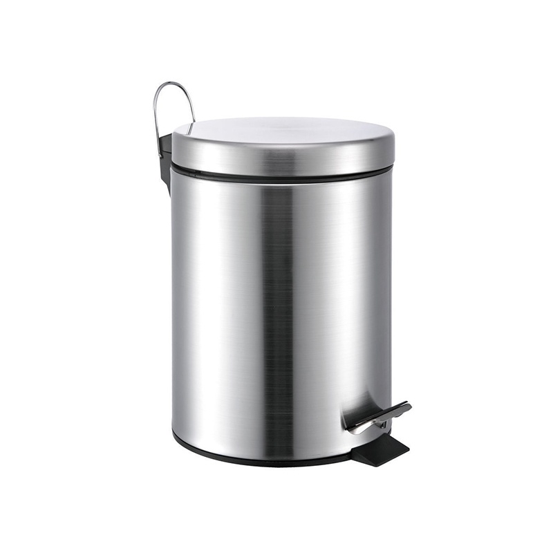 Lixeira 20 Litros Inox Cozinha Area Externa 20 Litros Original Mak Inox