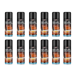 Kit 12 Espumas Limpadora Limpa Estofados 300ml 209g Orbi