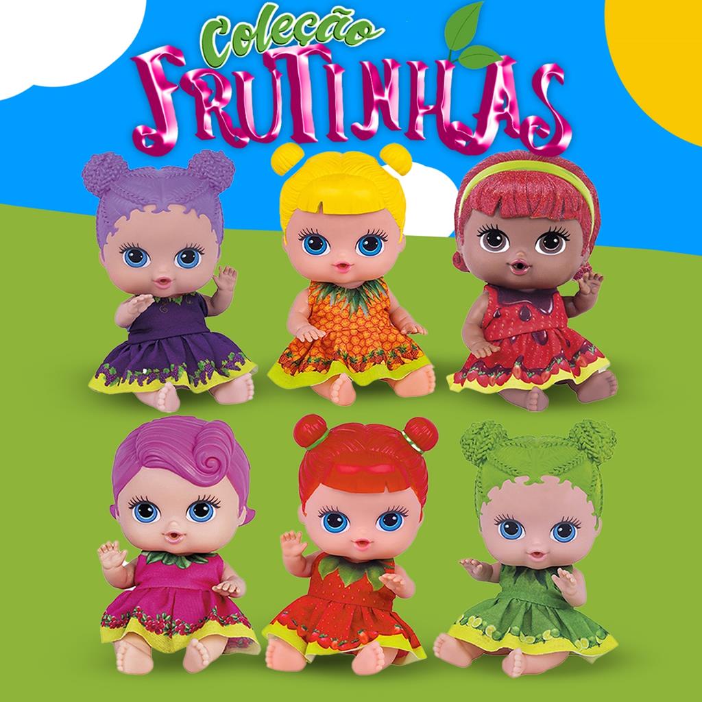 Bonecas Frutinhas Coleção Completa Com Cheirinhos De Frutas - Cotiplás ...
