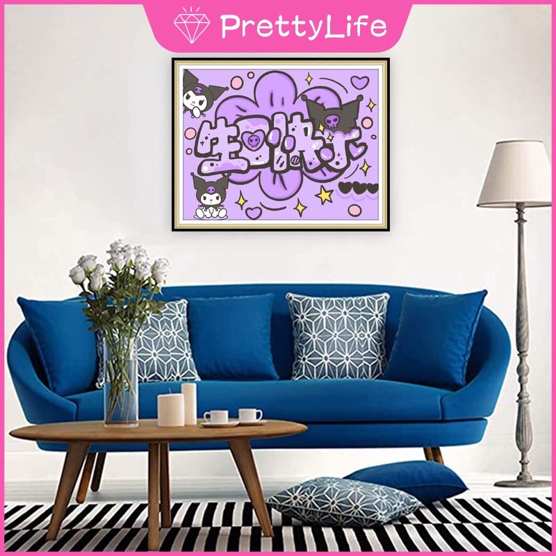 Em promoção! Hello Kitty Dos Desenhos Animados 5d Diamante De Cristal  Adesivo Com A Foto Moldura Moldura De Madeira Saco De Material De Decoração  Para Casa De Pintura, Ponto Cruz