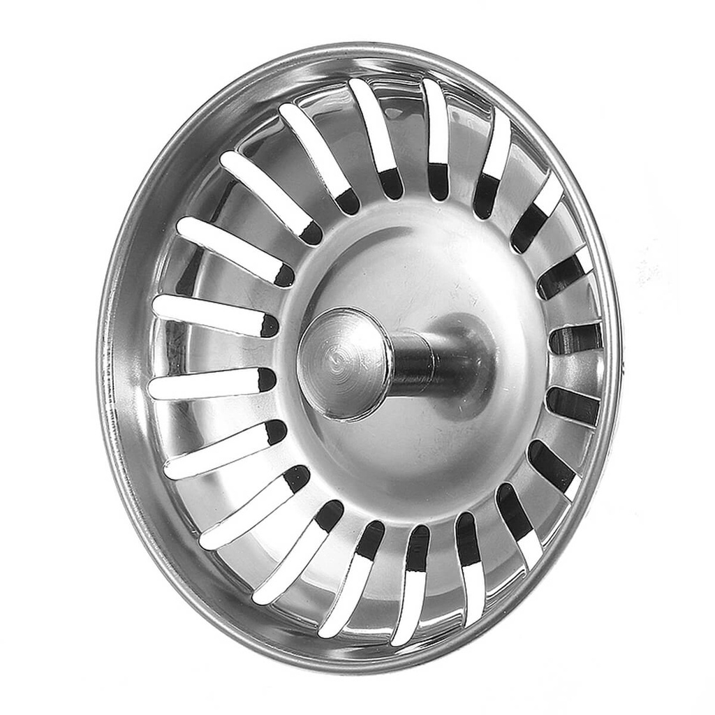 Cestinha Ralo Tampa Inox Válvula 4 1/2 Polegadas