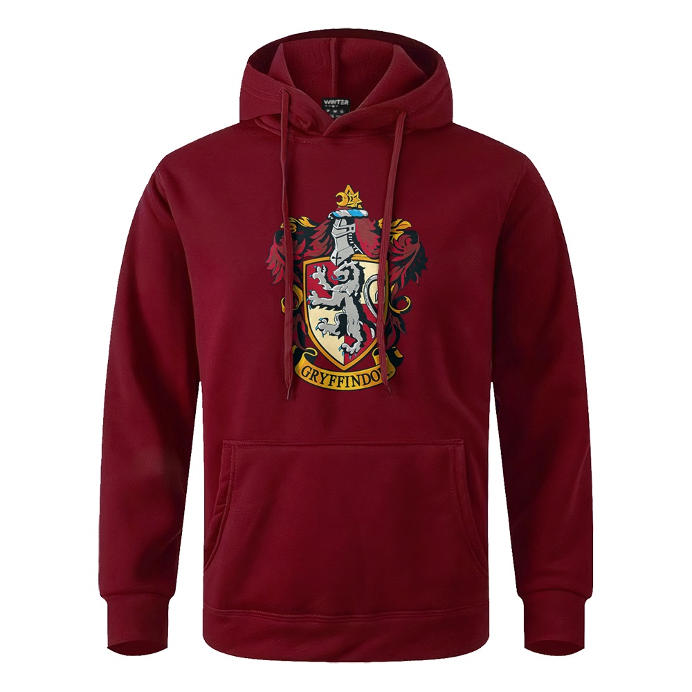Casaco de Moletom Com Capuz Harry Potter Casas de Hogwarts Grifinória Masculino Feminino Adulto Envio Rapido