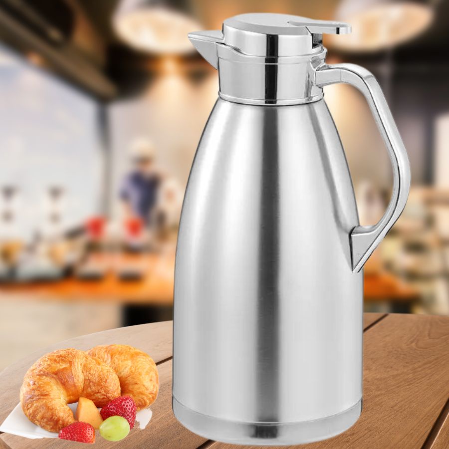 Garrafa Térmica Jarra Inox Roma 2 LT- Café Chá Buffet Office | Shopee ...