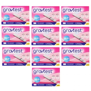 Gravtest Easy Cimed Teste de Gravidez com 99,9% de Precisão - Kit C/10 em Oferta na Shopee