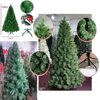 Arvore De Natal Pinheiro 2,10 Metros 566 Galhos Verde / Nevada C/ Neve e Branca Modelo Luxo