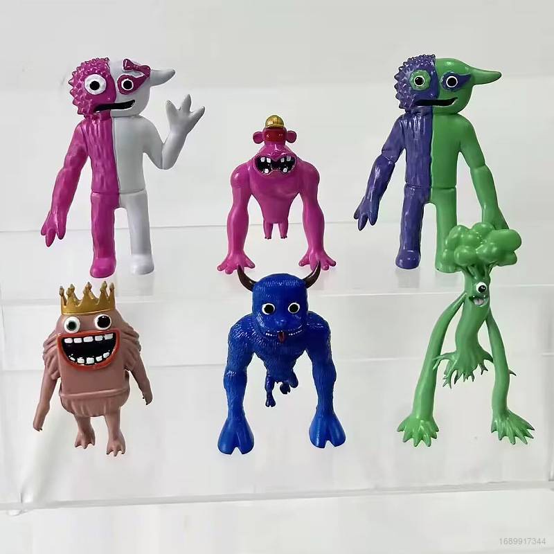 6-12pcs Rainbow Friends Action Figure Toy Set Roblox Anime Jogos Pvc  Figurine S