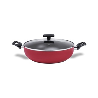 Wok Com Tampa E Alças Brinox Ceramic Life Preserve 3,55 Litros Ø 28 cm Vermelho
