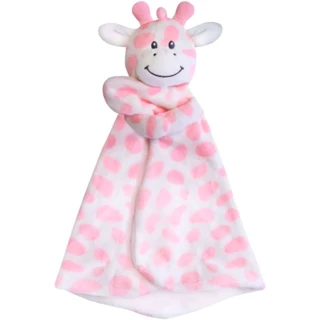 Naninha Girafinha Rosa Pano Macia Para Soninho 14422 - Buba