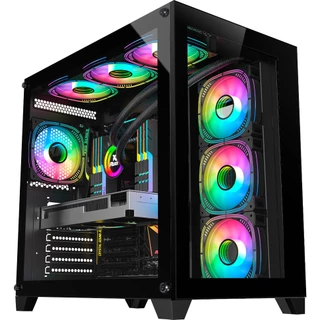 Gabinete Gamer K-mex Aquário Space ATX CG-P2R4 Sem Fans