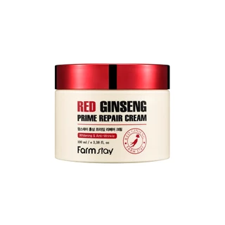 Creme De Reparação De Primeira GINSENG Vermelho FARMSTAY 100ml ★ Cosméticos Da Coréia