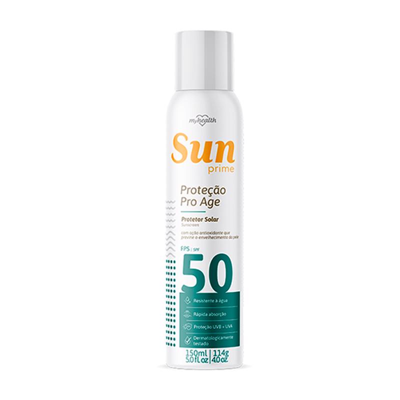 Protetor Solar Spray 50 FPS Sun Prime 370ML AEROFLEX | Shopee Brasil